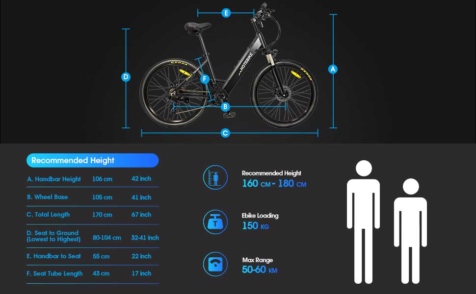 36V 350W 10AH 26'' Electric City Bike Hidden Battery for Adult - Sale in Canada - 11