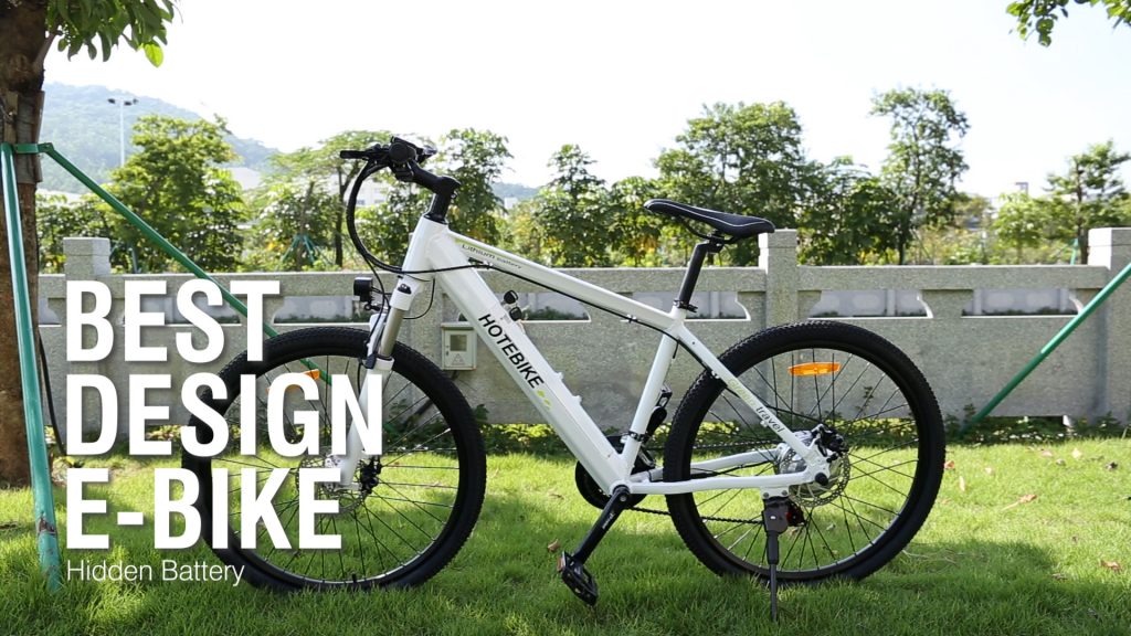 White Electric Mountain Bike for Girls A6AH26