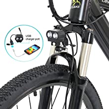 LED Headlight with USB Port