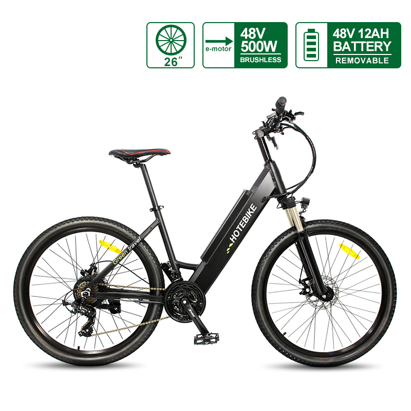 500W Electric Bike 48V Hidden Battery 26 inch frame A5AH26