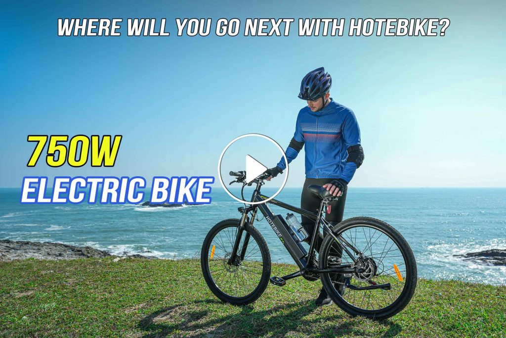 750W A6AH26 Hotebike Riding On The Mountain