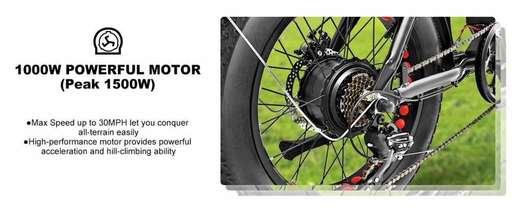 Electric Bike for Adults 1000W Motor 20