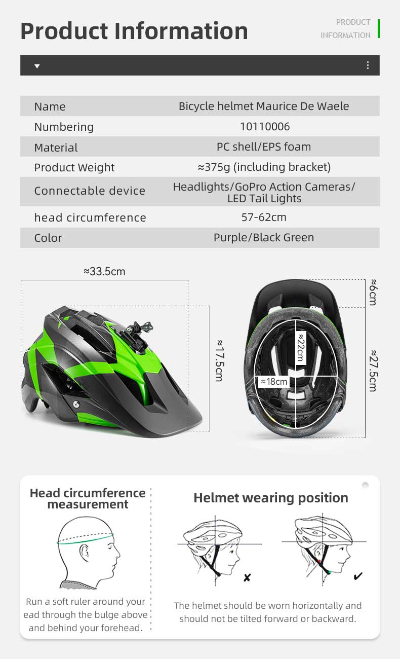 Bike Helmet Gopro Holder Rear Light Helmet - Cycling Helmet - 2