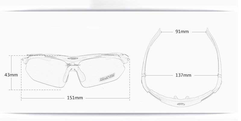 Polarized Cycling Glasses Sports Sunglasses Riding Protection Goggles - Cycling Glasses - 1