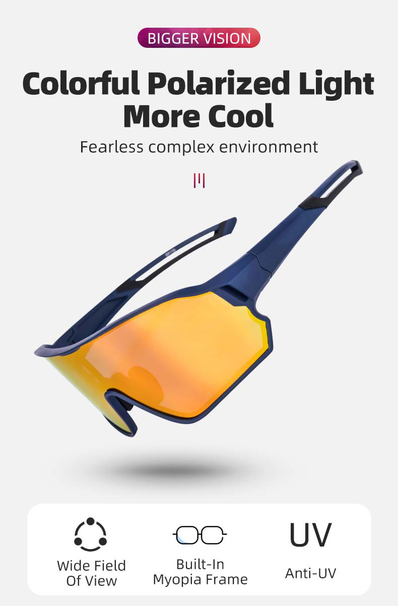 Cycling Glasses MTB Road Bike Polarized Sunglasses - Cycling Glasses - 3