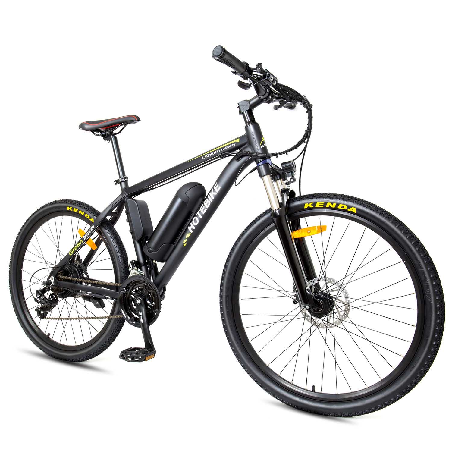 Electric Mountain Bike 30km/h Classic 26″ Commuter Ebike, Removable 36V 10AH Bottle Battery Electric Bike