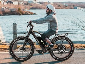 HOTEBIKE Electric Bike for Adults 1000W Fat Tire Ebike 48V 24Ah Removable Battery 26" x 4.0 Electric Bicycle Professional 21-Speed Color Screen Suspension Air Fork