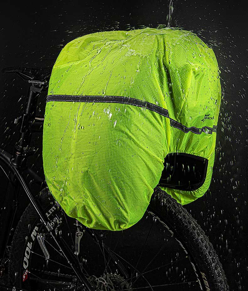 Bicycle Trunk Bag Waterproof Carbon Leather Bicycle Rear Seat Cargo Pack - Bicycle Bag - 11