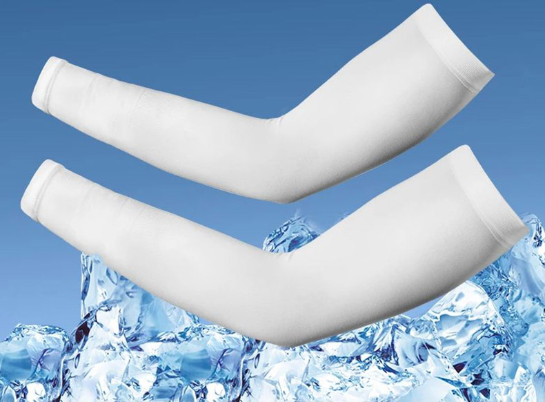 Ice Silk Cycling Sleeves Arm Warmers Sun Protection UV Running Arm Sleeves - Arm&Leg Sleeves - 1