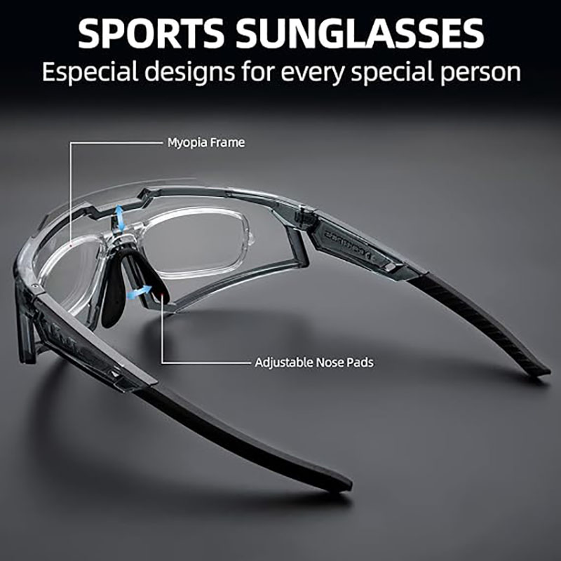 Photochromic Clear Cycling Glasses for Men Women UV Protection - Cycling Glasses - 3