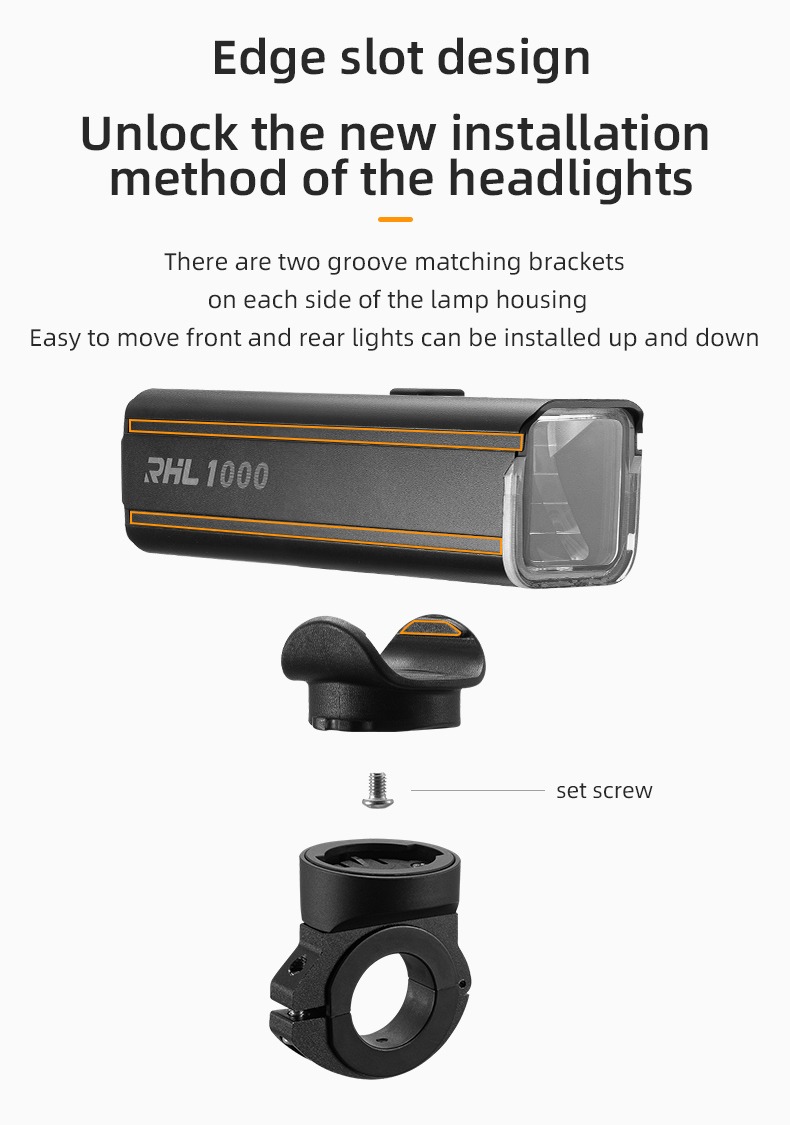 Rechargeable Led Bicycle Light IPX6 Waterproof Bike Front Light 5 Modes Aluminum Alloy - Bicycle Lights - 4