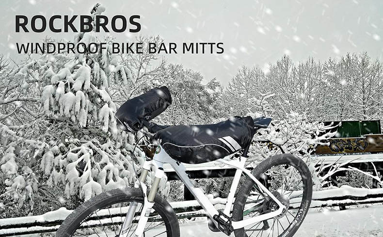 Windproof Road Cycling Gloves for Winter Motorcycle Gloves Touchscreen - Glove - 1