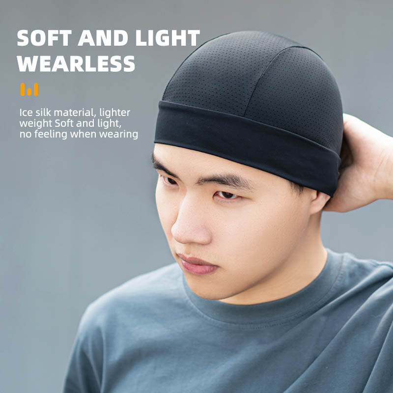 Cooling Cycling Cap Helmet Liner Sweat Wicking Mesh Hat Caps for Men Women - Balaclava Mask - 3