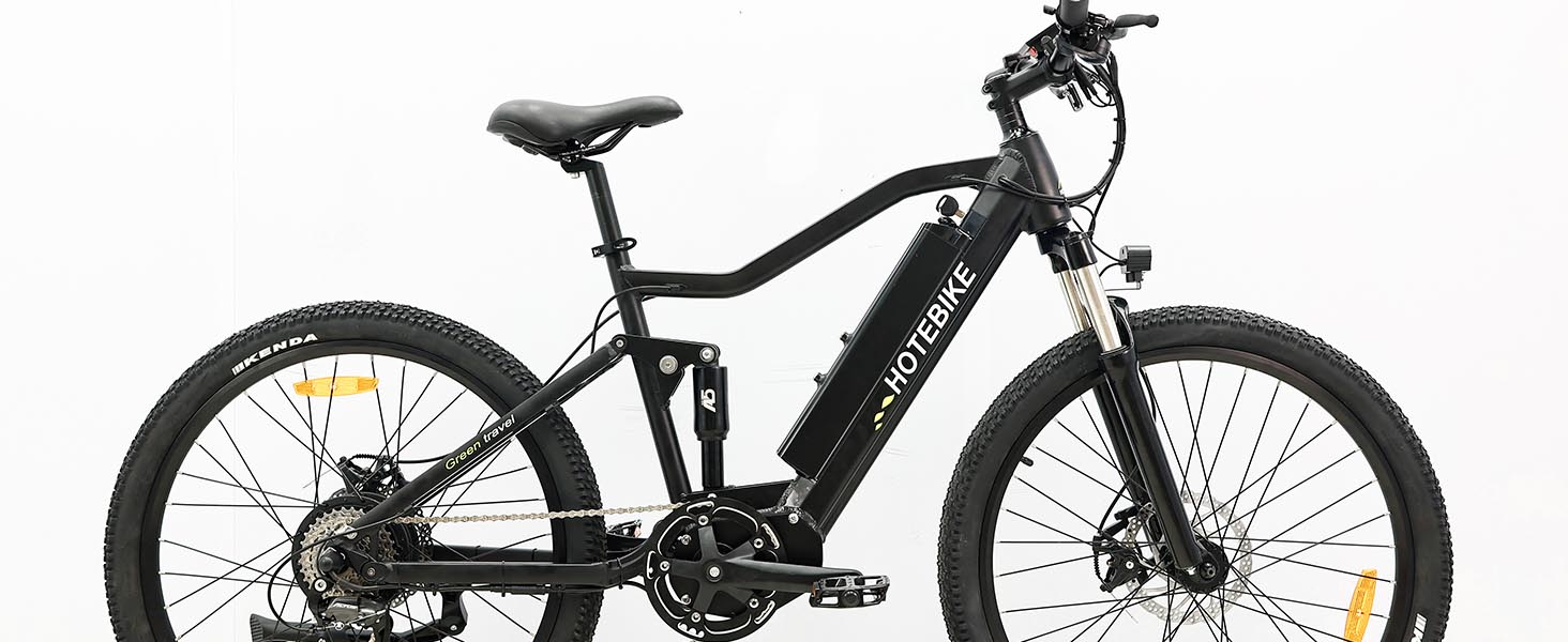 Electric Bicycle Full Suspension 750W Color Display Ebike - Electric Bike Canada - 3