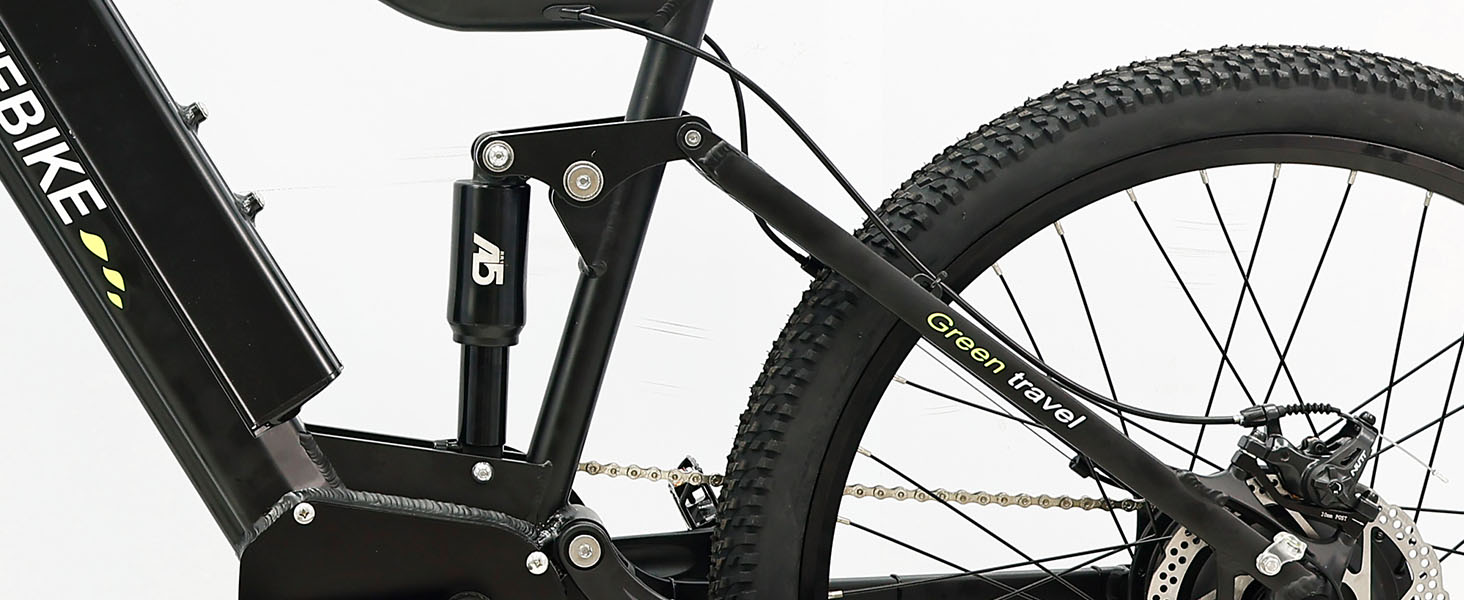Electric Bicycle Full Suspension 750W Color Display Ebike - Electric Bike Canada - 6
