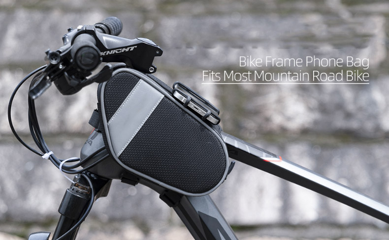 Bicycle Bag Waterproof Bike Pouch with 360° Rotation Phone Holder - Bicycle Bag - 1