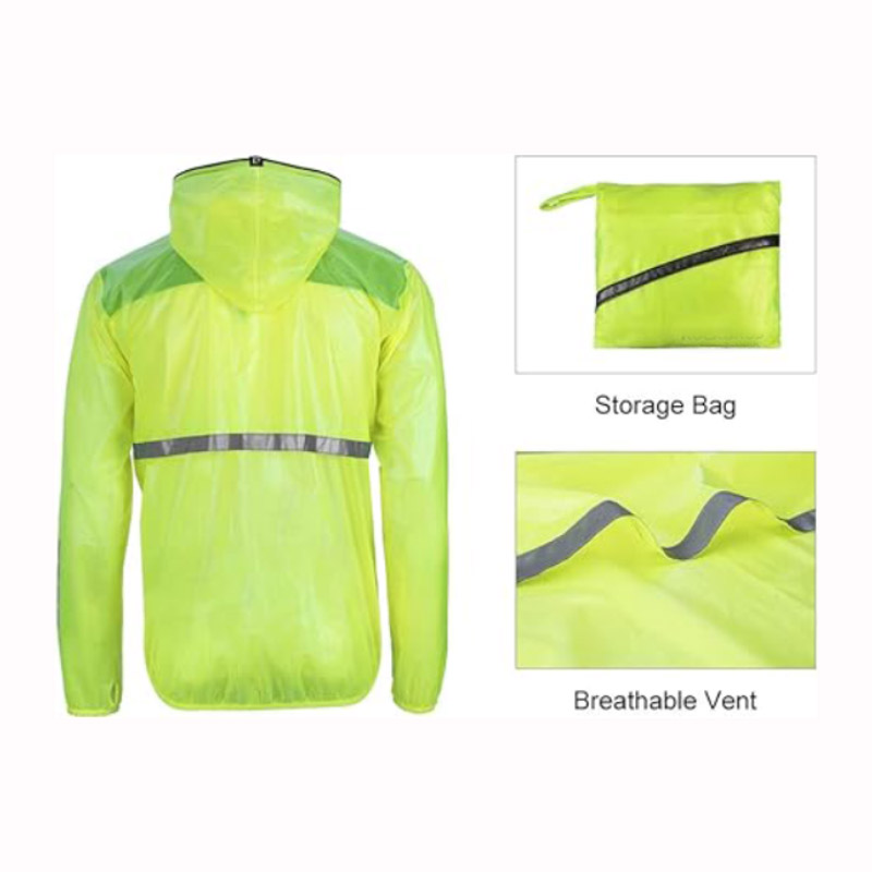 Breathable Cycling Rain Jacket 100% Waterproof Cycling Jacket - Clothes - 2